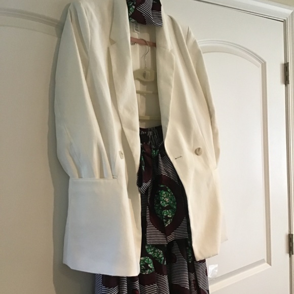 Multi print wide-legged split skirt with pockets - Size OS - Picture 5 of 7